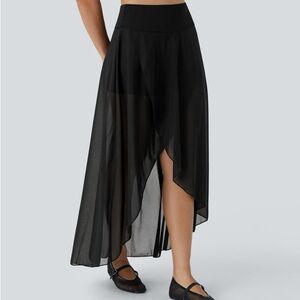Halara Mesh Maxi Women's Skirt With Pocket